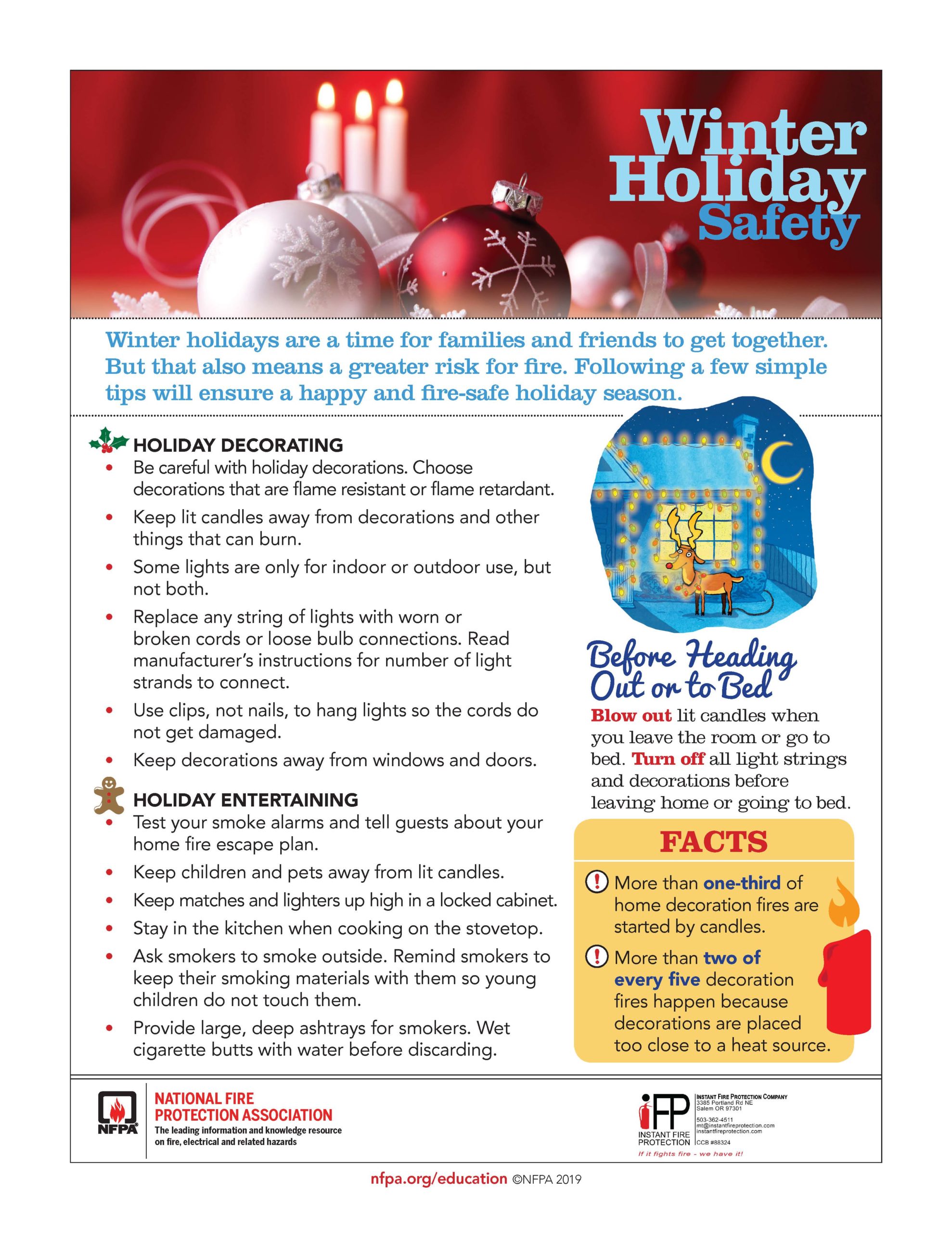Holiday tip sheet