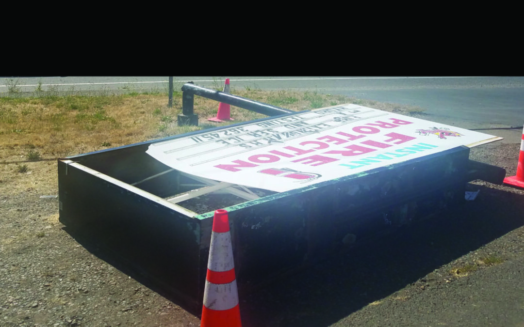 WE ARE OPEN – EVEN THOUGH OUR SIGN IS DOWN!